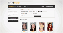 Desktop Screenshot of gaysfriendly.net